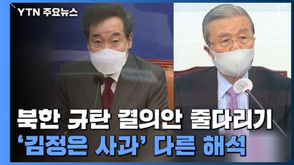 북한 규탄 결의안 줄다리기...'김정은 사과' 다른 해석 / YTN