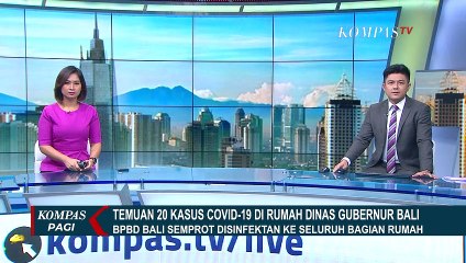 Temuan 20 Kasus Covid-19 di Rumah Dinas Gubernur Bali