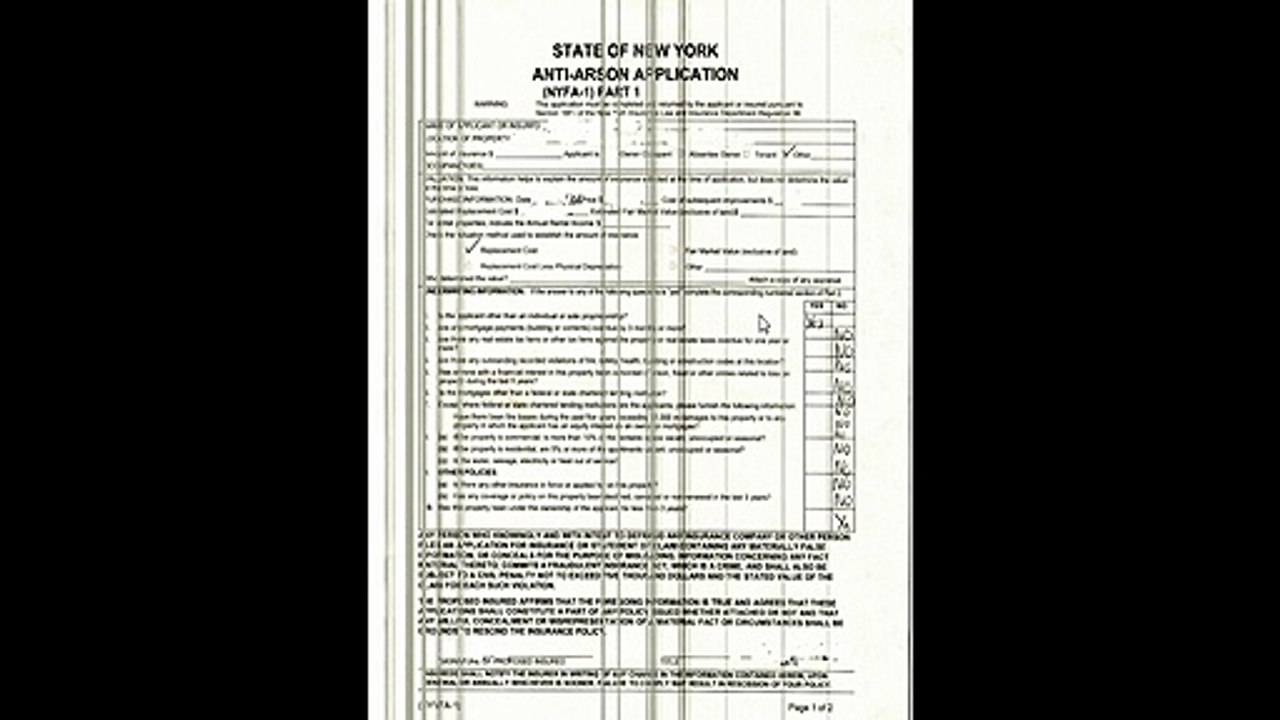 STATE OF NY ANTI ASRON APPLICATION