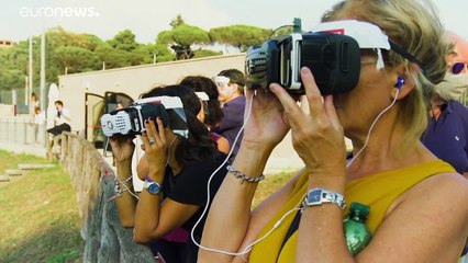 Il visore che fa emergere il passato dalle rovine del Circo massimo