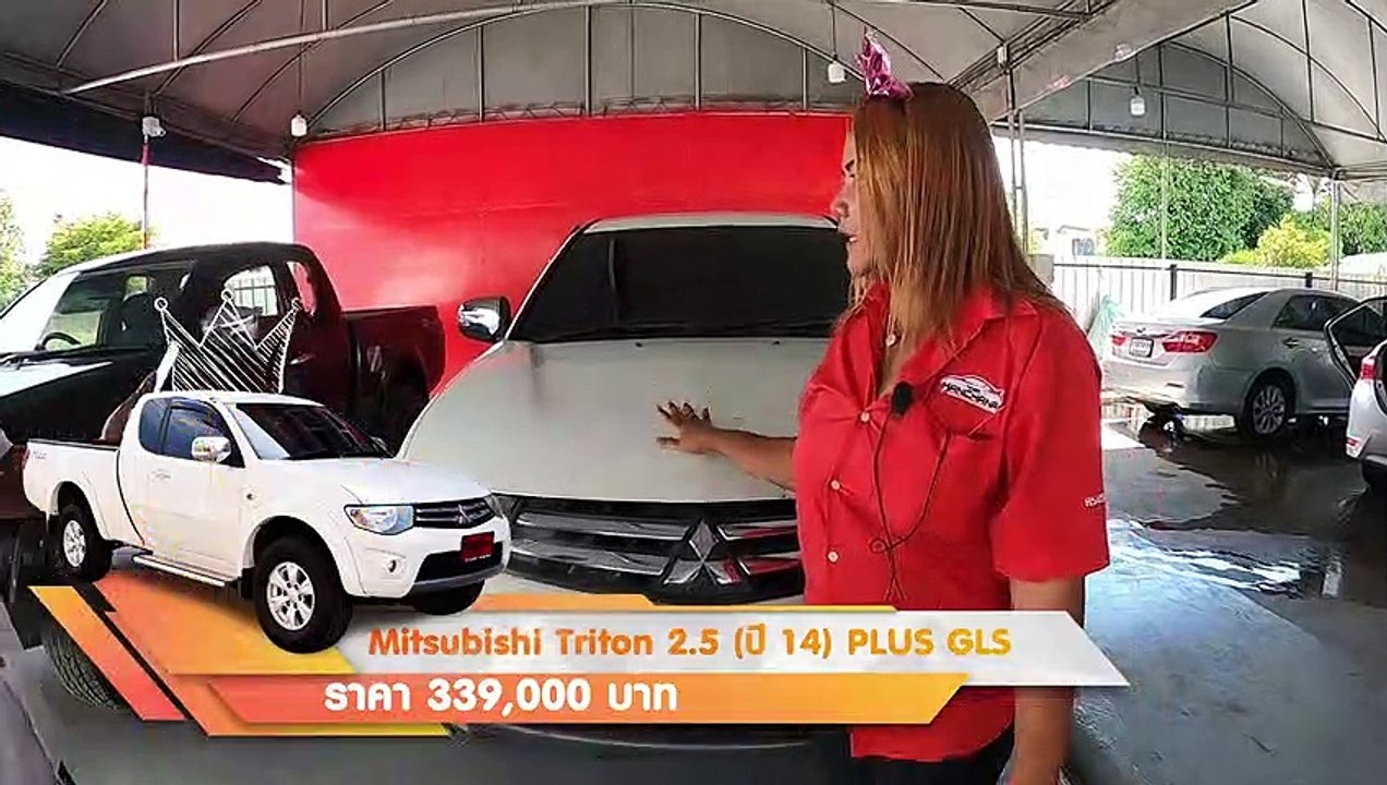 รถกระบะ มือสอง Mitsubishi Triton เครื่องรุ่นใหม่ VG ภายในสีดำ แค๊บ PLUS ยกสูงจากศูนย์ ปี 2014 แท้ ผ่อน 6,000.-