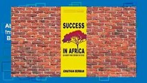 About For Books  Success in Africa: CEO Insights from a Continent on the Rise  Best Sellers Rank :