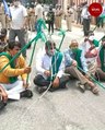 Farmer groups protest in Bengaluru ahead of Karnataka bandh on Monday