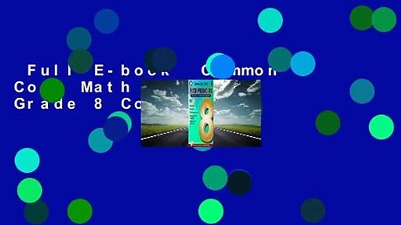 Full E-book  Common Core Math Workouts, Grade 8 Complete