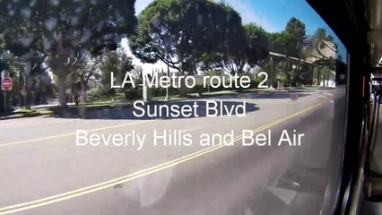 Download Video: 4 Beverly Hills bus ride on Sunset Blvd /Beverly Hills via Sunset Blvd en bus /Beverly Hills via Sunset Blvd en autobús /Beverly Hills via Sunset Blvd de ônibus /Beverly Hills über Sonnenuntergang blvd mit dem Bus