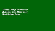 Chest X-Rays for Medical Students: Cxrs Made Easy  Best Sellers Rank : #4