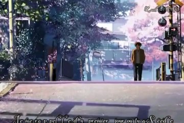 ~Nightcore~ On a oublié [AMV] -5 centimètres par seconde- (Lyrics)