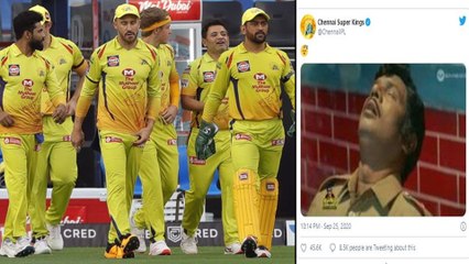 Download Video: IPL 2020,CSK vs DC : CSK Tweeted Funny Meme Over The Performence Against Delhi Capitals