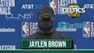 Jaylen Brown Postgame Interview _ Celtics vs Heat Game 5 Eastern Conference Finals