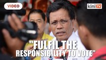 Shafie: Just a few hours left, fulfil your responsibility to vote