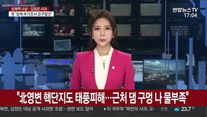 "北영변 핵단지도 태풍피해…근처 댐 구멍 나 물부족"
