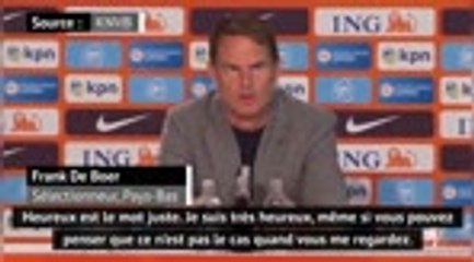 Pays-Bas - De Boer : "Fier d'être le nouveau sélectionneur"