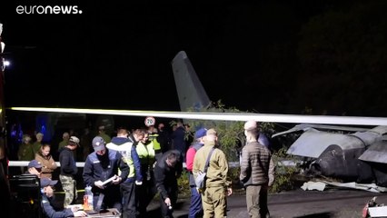 Mueren 22 personas en el accidente de un avión militar en Ucrania