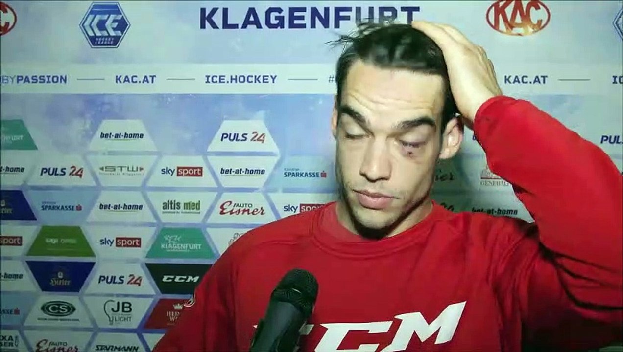 Lukas Haudum nach der Niederlage gegen Linz