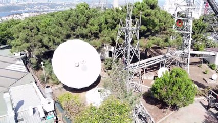 Çamlıca Tepesi'ndeki anten vericileri sökülmeye devam ediyor