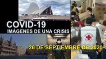 Covid-19 Imágenes de una crisis en el mundo. 26 de septiembre