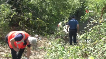 TEM Otoyolunda kontrolden çıkan otomobil araziye uçtu: 1 yaralı