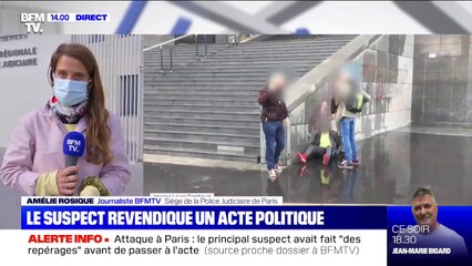 Attaque à Paris: le principal suspect revendique un acte politique