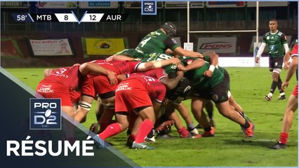 PRO D2 - Résumé US Montauban-Stade Aurillacois: 11-20 - J4 - Saison 2020/2021
