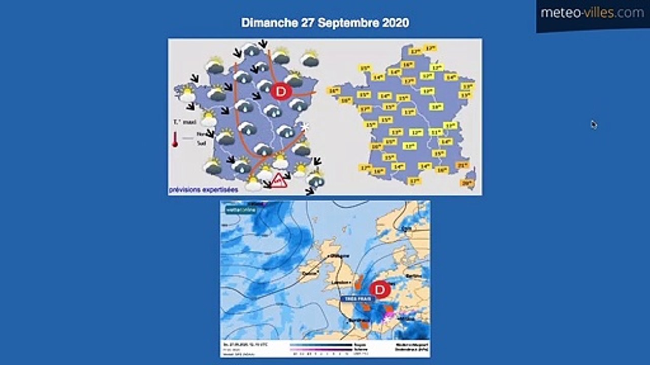 Moins frais en début de semaine, mais accalmie de courte durée - bulletin du samedi 26 septembre 2020