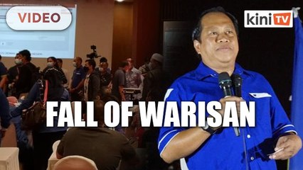 Télécharger la video: Ahmad Maslan announces 'fall of Warisan' in Sabah