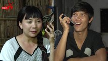 Sỹ Toàn tình cảm với Ngọc Tiên khi hai vợ chồng tham gia Lữ Khách 24h.