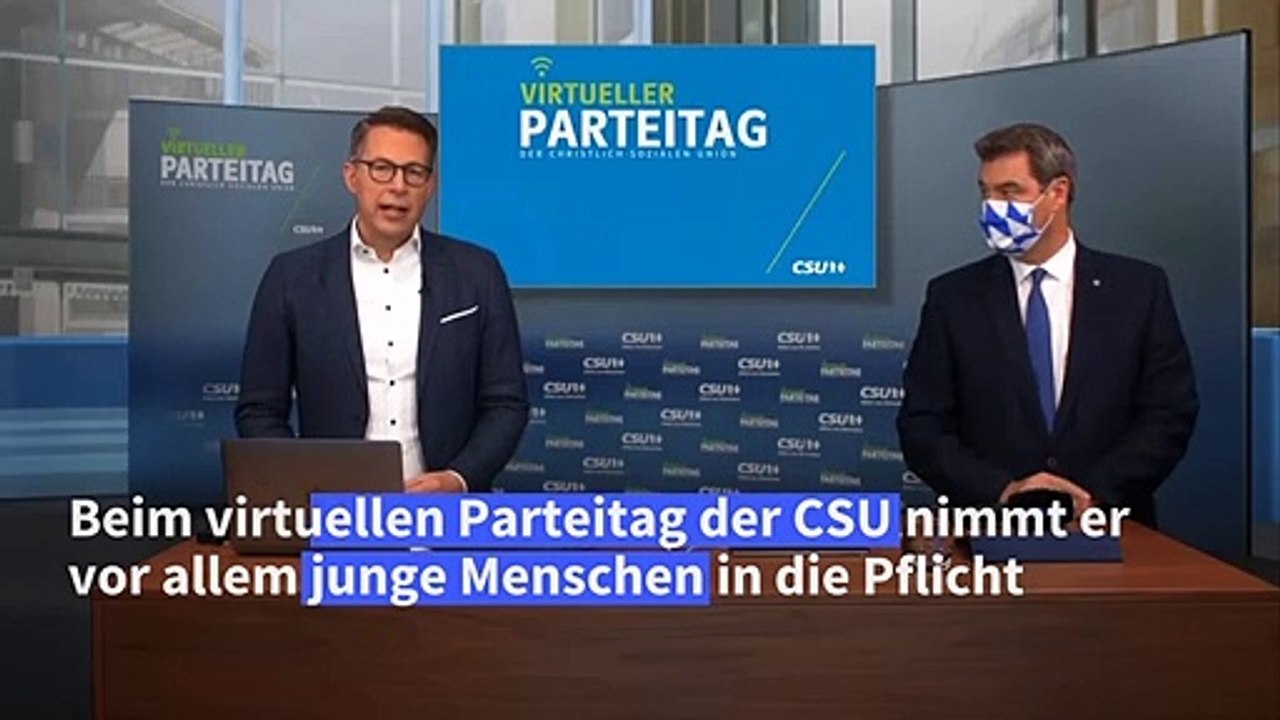 Söder nimmt bei Corona-Bekämpfung junge Menschen in die Pflicht
