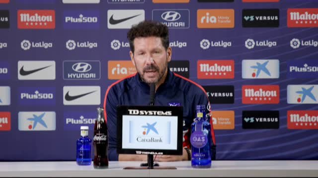 Simeone: Seguro que la llegada de Suárez nos invita a seguir creciendo como club y como equipo