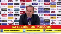 Hes Kablo Kayserispor - Büyükşehir Belediye Erzurumspor maçının ardından - KAYSERİ