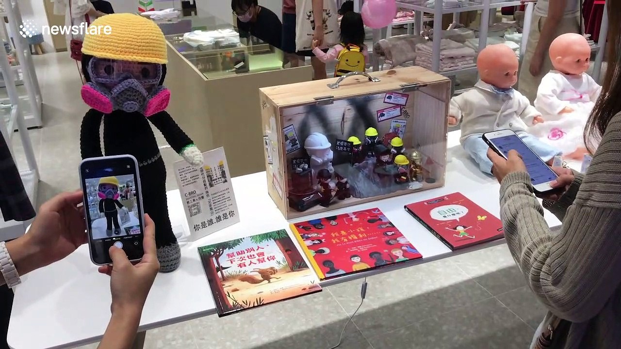 Children's store owner defies Hong Kong National Security Law with pro-democracy statue