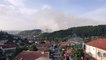 Beykoz'da ormanlık alanda çıkan yangına helikopterle müdahale ediliyor - İSTANBUL