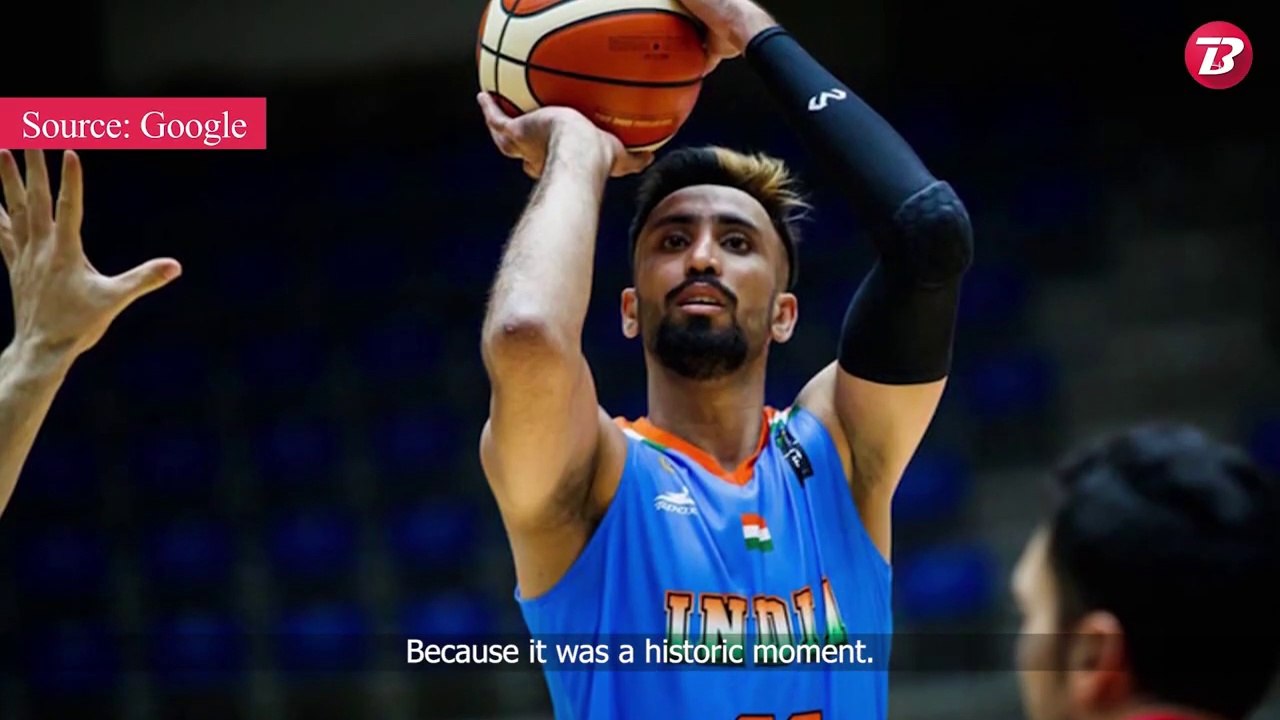 INDIA -  National team basketball star Amjyot Singh Gill is shooting for the Olympics