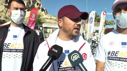 Nevşehir’de 7’den 70’e herkes bisiklet sürdü