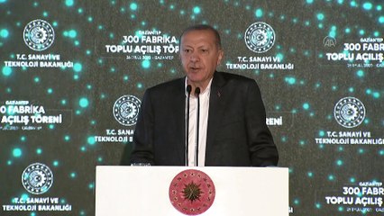 Cumhurbaşkanı Erdoğan: 'Ankara ve Bursa'dan sonra Gaziantep'te bir model fabrika kuruyoruz' - GAZİANTEP