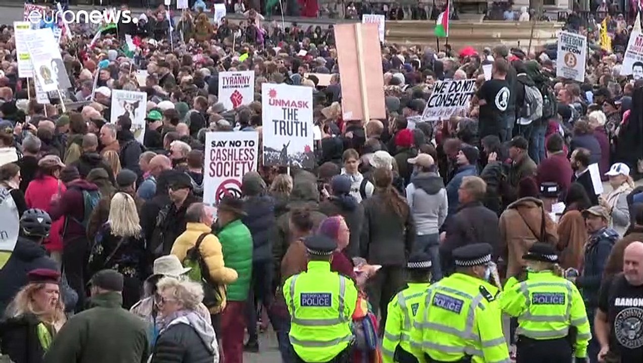 Covid-19: Proteste in London, verschärfte Lage in Madrid