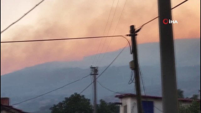 Söke’deki yangında tedbir amaçlı 50 ev tahliye edildi