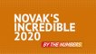 Djokovic's stunning 2020 - by the numbers