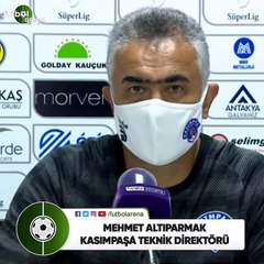 Mehmet Altıparmak: "Maçın genelinde dengeli bir maç olacağını biliyorduk"