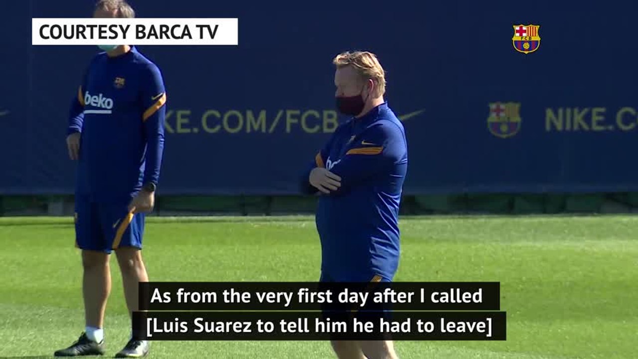 Koeman not 'the bad guy' in Suarez departure fr...