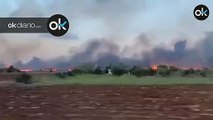 El incendio de Mallorca calcina tres casas y afecta a casi 300 hectáreas en la Albufera de Alcúdia
