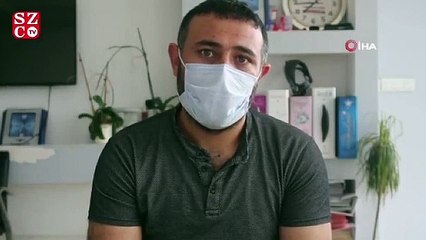 Kopan parmak işçinin yemeğinden çıktı