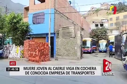 Muere un joven de 21 años al caerle encima una viga en cochera de conocida empresa de transportes