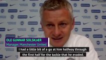 Solskjaer gave Rashford a telling off before scoring