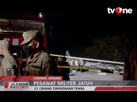 Pesawat Militer Jatuh di Ukraina, 22 Orang Tewas