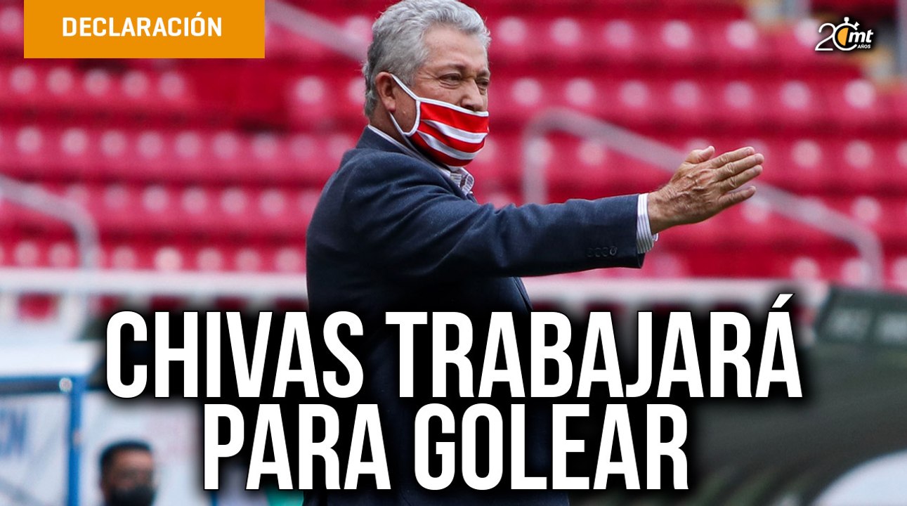Chivas trabajará para obtener resultados más holgados: Vucetich