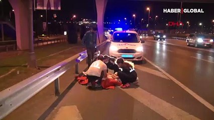 D-100 karayolunda baygın halde bulundu! 'Beni bırakma' diyordu