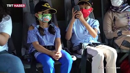 Şehit yakınlarının gökyüzündeki unutulmaz deneyimi