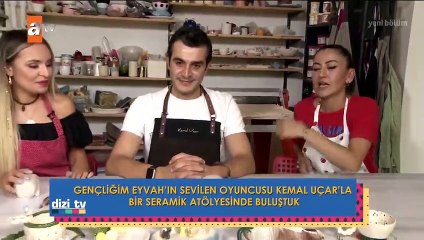 Gençliğim Eyvah'ın sevilen oyuncusu Kemal Uçar seramik atölyesinde!