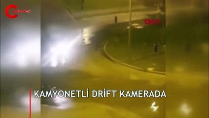 Kargo şirketinin aracıyla böyle görüntülendi!