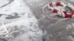 Maltempo: Sottomarina di Chioggia sommersa dalla grandine